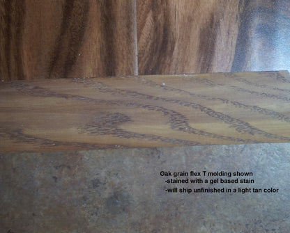 2" Flex T Molding (can flex to a 40" radius, stocked in 96" and 140" lengths - please contact if you need a true 12 foot (144") long piece)