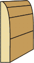 1/2 X 3-1/4 Base (Pine Splice)