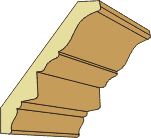 5/8 X 4-1/4 Dentil Crown