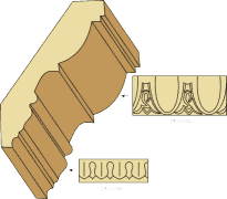 7/8 X 4-1/2 Decorative Crown