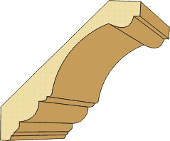 1-1/4 X 7-1/4 Crown (King George)