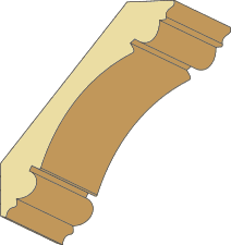 1-1/8 X 7-1/16 Crown)