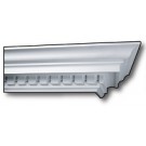 Rigid Crown Molding: 3-3/8" projection, 3-1/8" drop, 4-5/8" tip to tip 